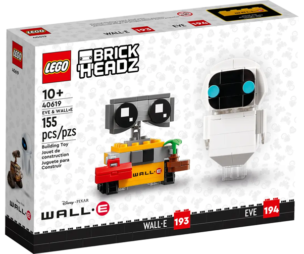 LEGO BrickHeadz 40619 Review – EVE and WALL • E