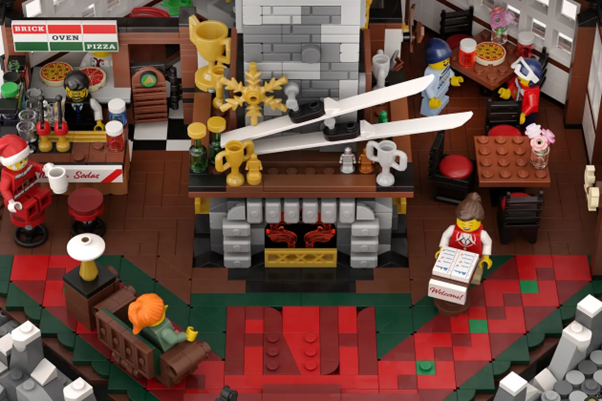 Round House Ski Lodge LEGO Ideas Nov 2023